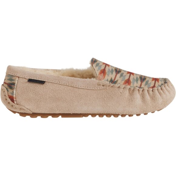 NEW Pendleton Wyeth Trail Slippers - Suede in sand For Women 925 2s7 - Picture 3 of 6